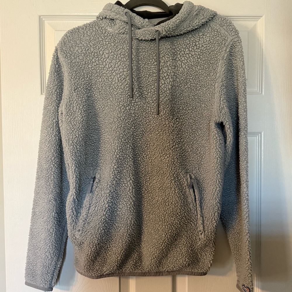 Gray Sherpa Hoodie - Picture 2 of 5